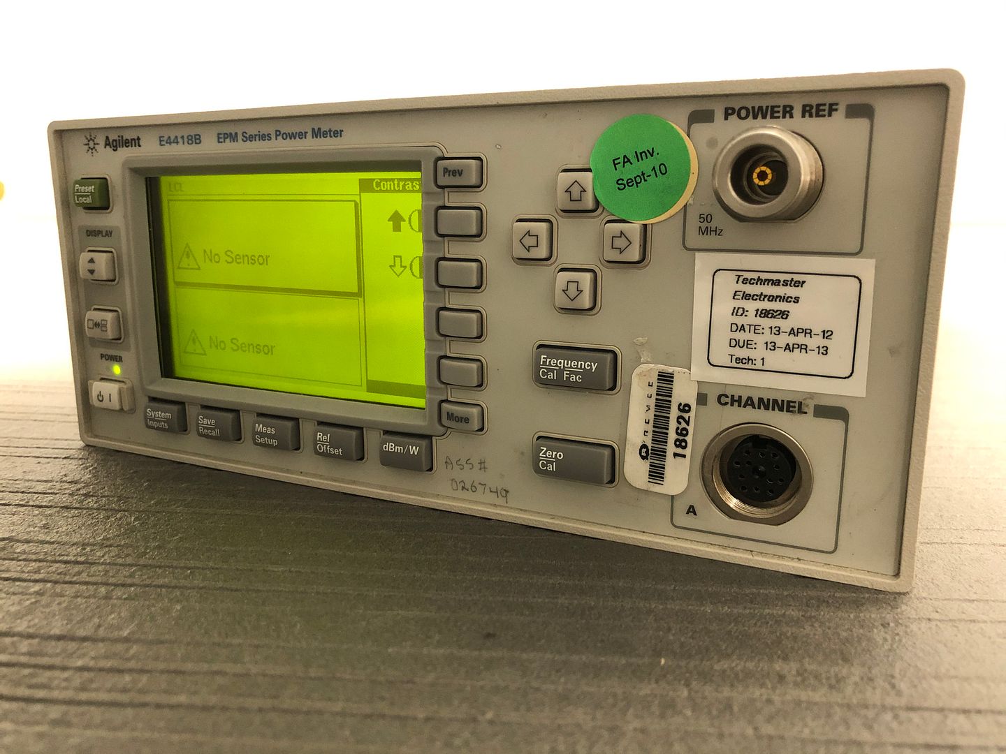 Agilent / HP E4418B EPM Series 110 GHz Single Channel Power Meter eBay